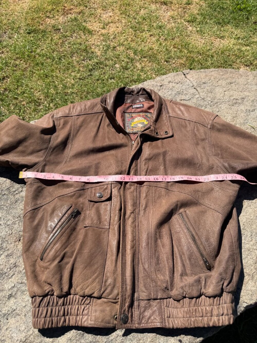 Wilsons Adventure Bound Genuine Leather Thinsulate Bomber Jacket Men's LT - Picture 2 of 13